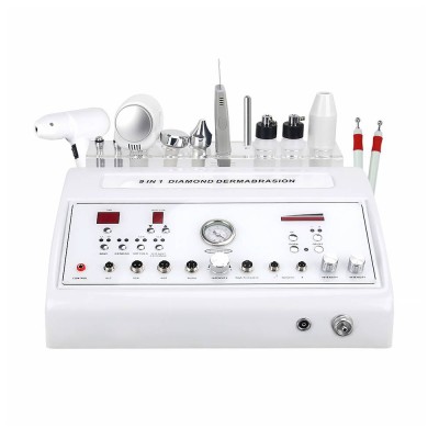 Bese Selling 9 In 1 Altrasound Rf Face Lifting Diamond Microdermabrasion Kit